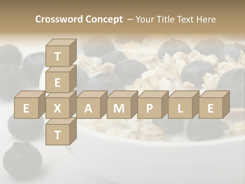 Fresh Oatmeal Breakfast PowerPoint Template