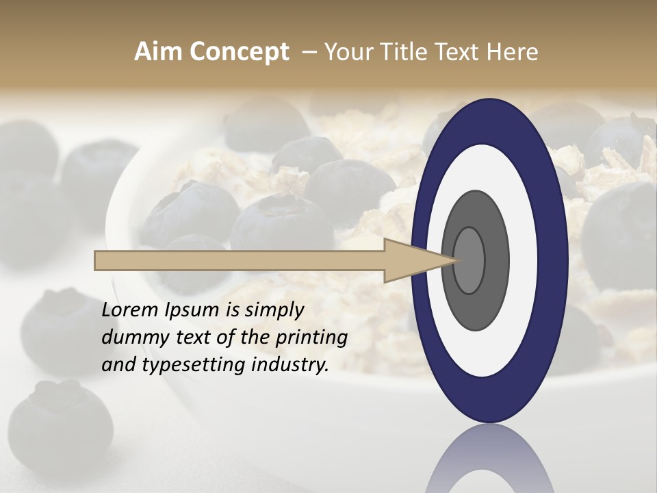 Fresh Oatmeal Breakfast PowerPoint Template