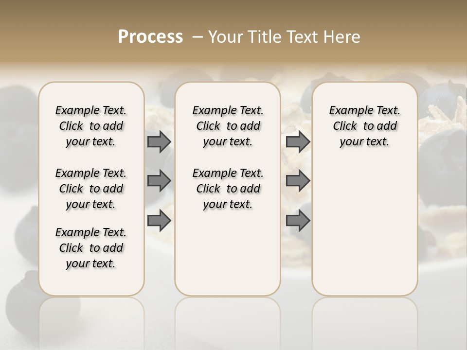 Fresh Oatmeal Breakfast PowerPoint Template