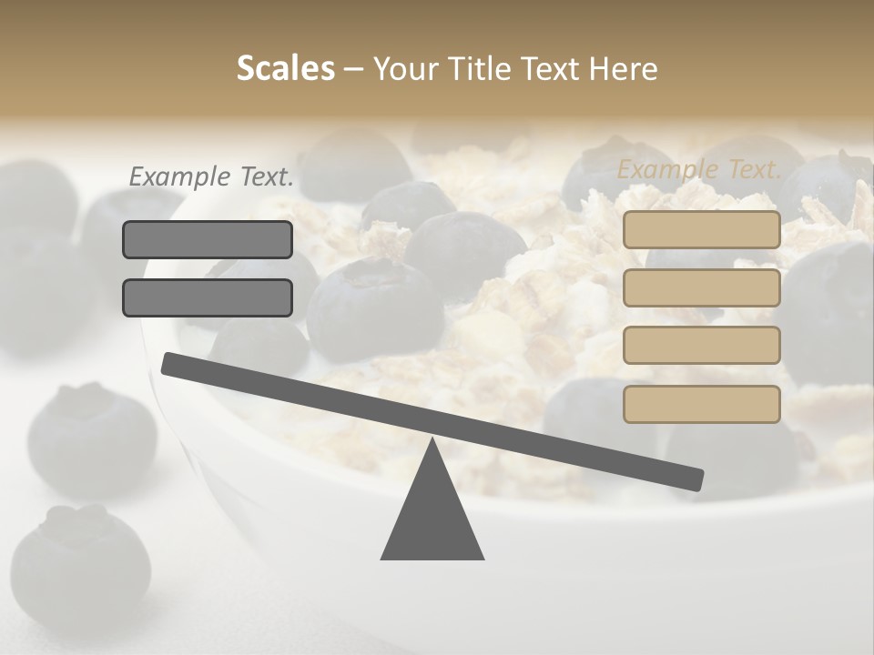 Fresh Oatmeal Breakfast PowerPoint Template