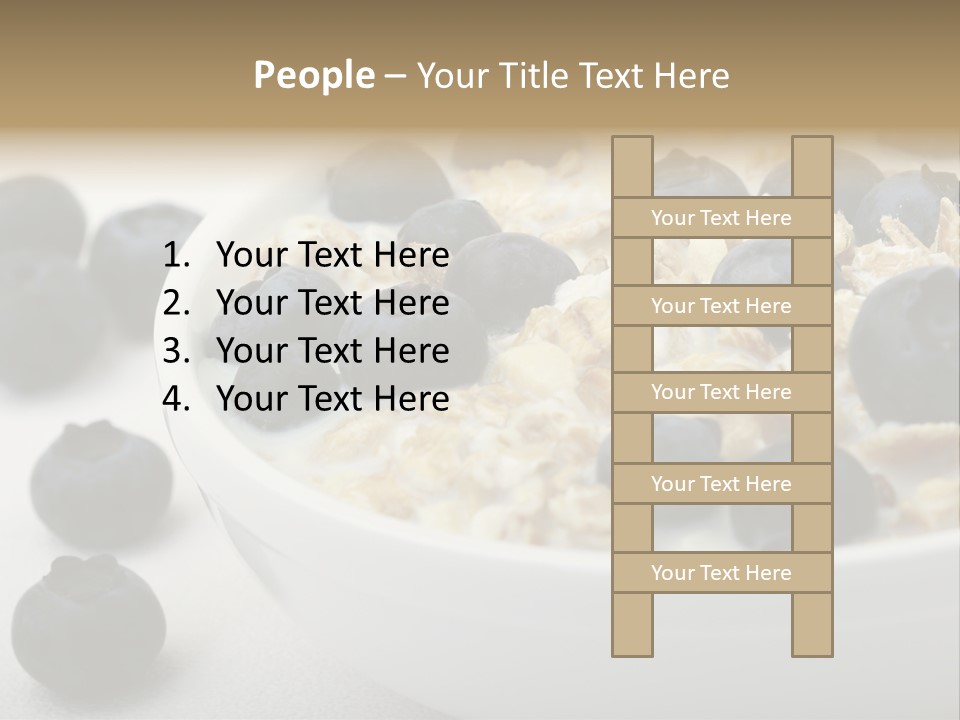 Fresh Oatmeal Breakfast PowerPoint Template