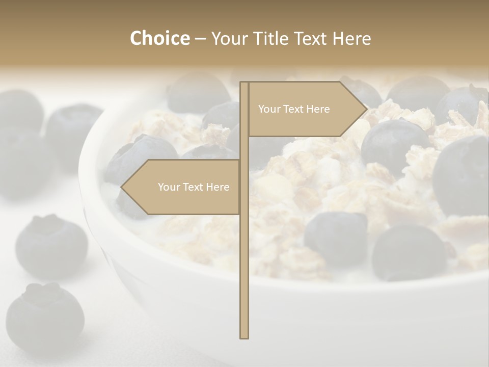 Fresh Oatmeal Breakfast PowerPoint Template