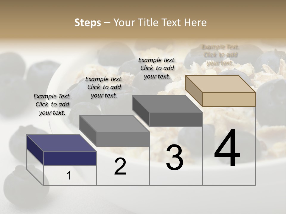 Fresh Oatmeal Breakfast PowerPoint Template