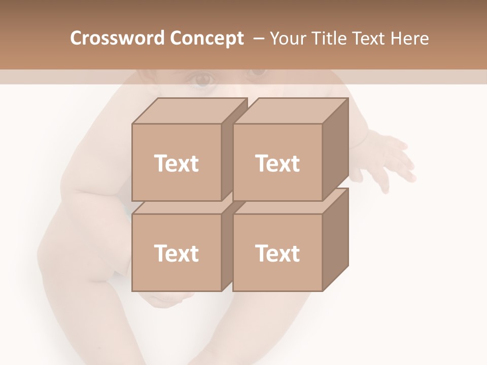 Infant Bum Chubby PowerPoint Template