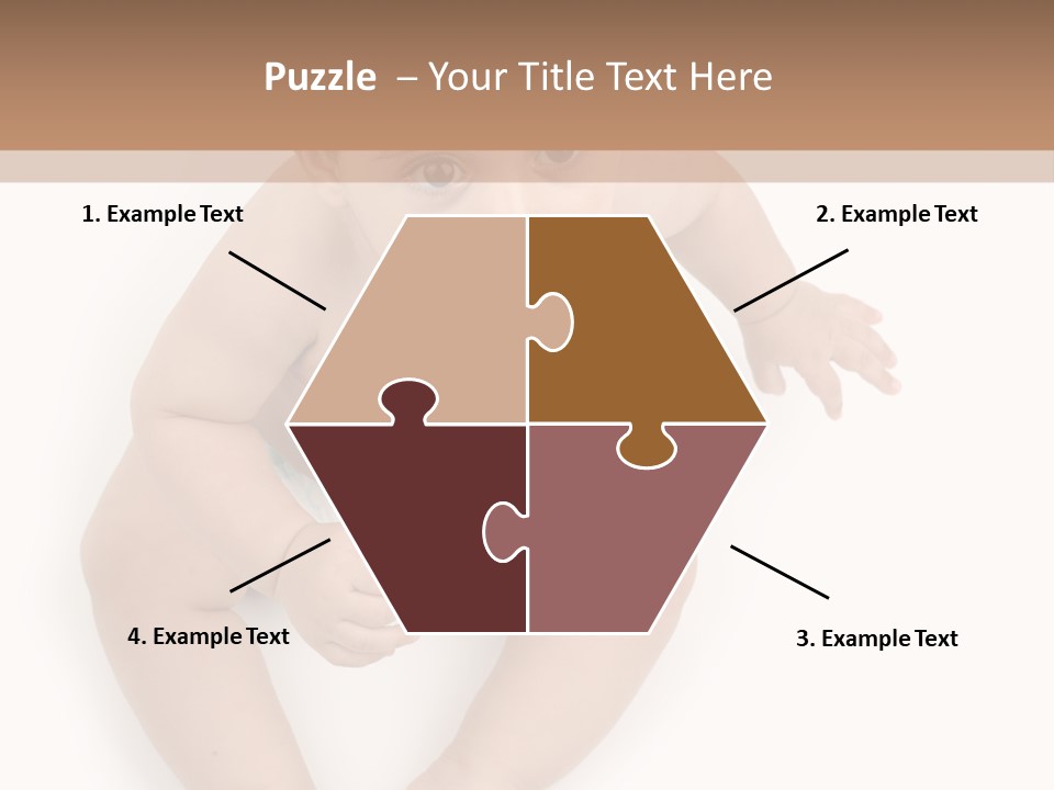 Infant Bum Chubby PowerPoint Template