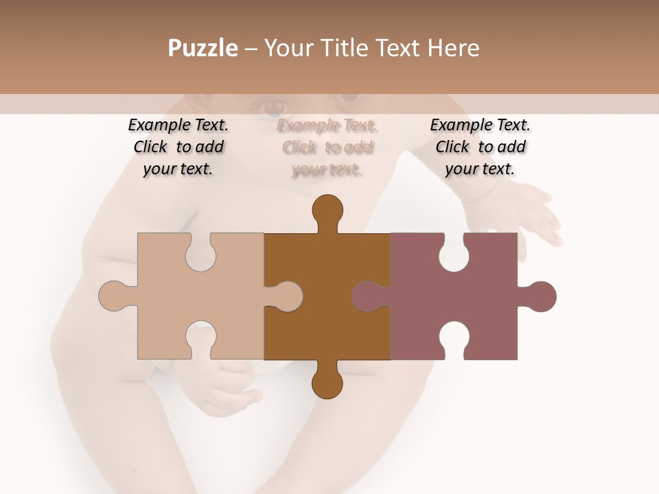 Infant Bum Chubby PowerPoint Template