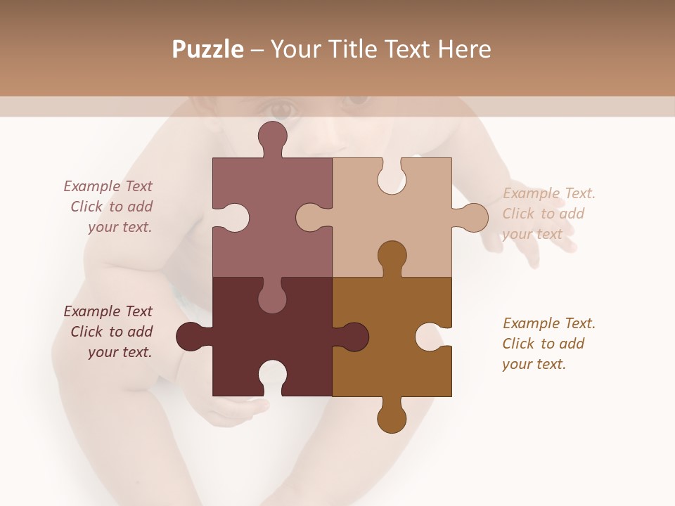 Infant Bum Chubby PowerPoint Template