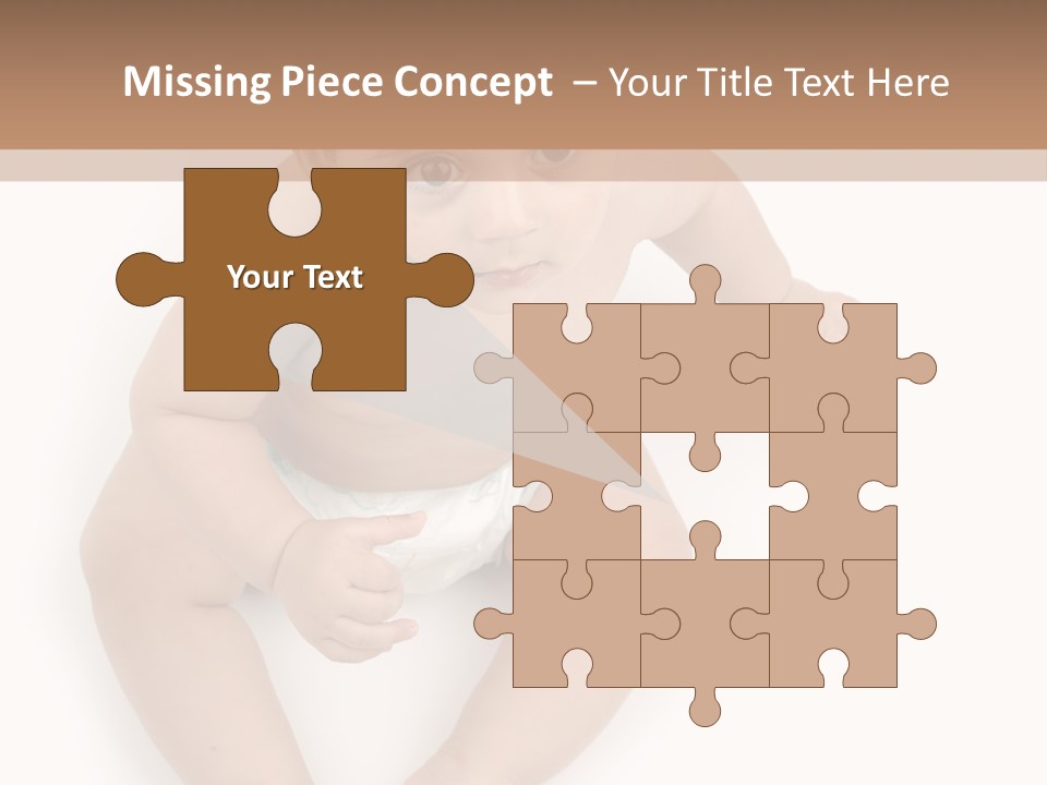 Infant Bum Chubby PowerPoint Template