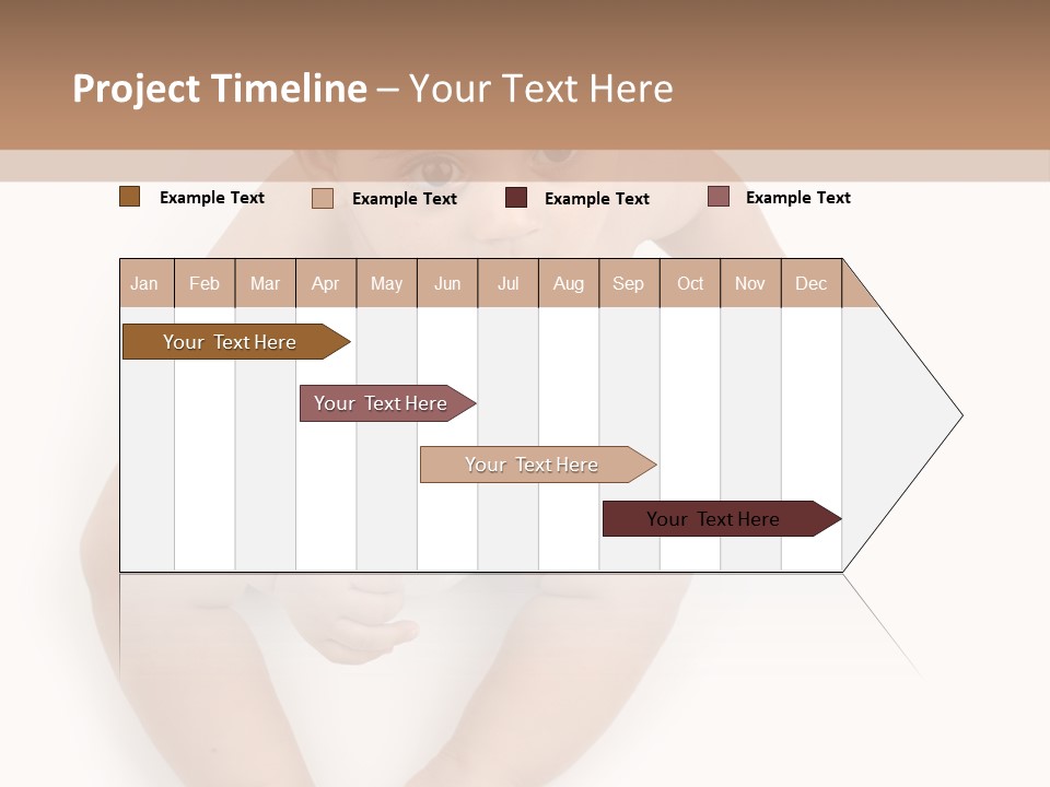 Infant Bum Chubby PowerPoint Template