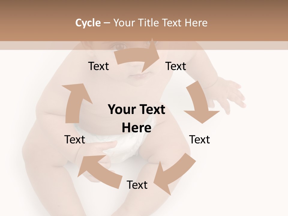 Infant Bum Chubby PowerPoint Template