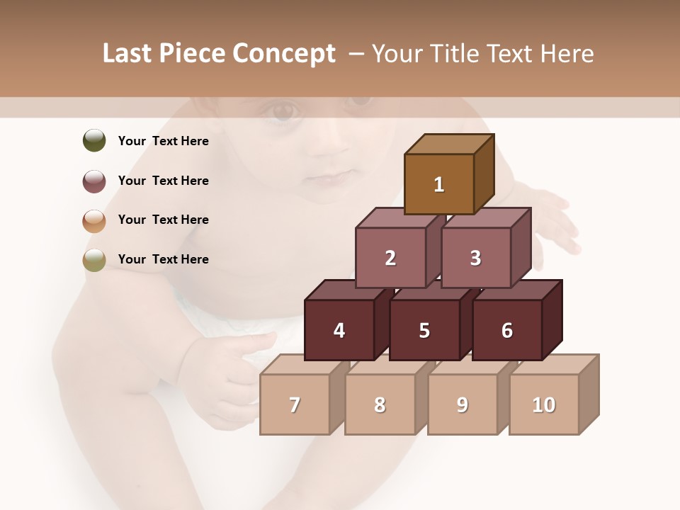 Infant Bum Chubby PowerPoint Template