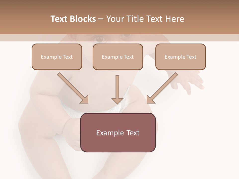 Infant Bum Chubby PowerPoint Template