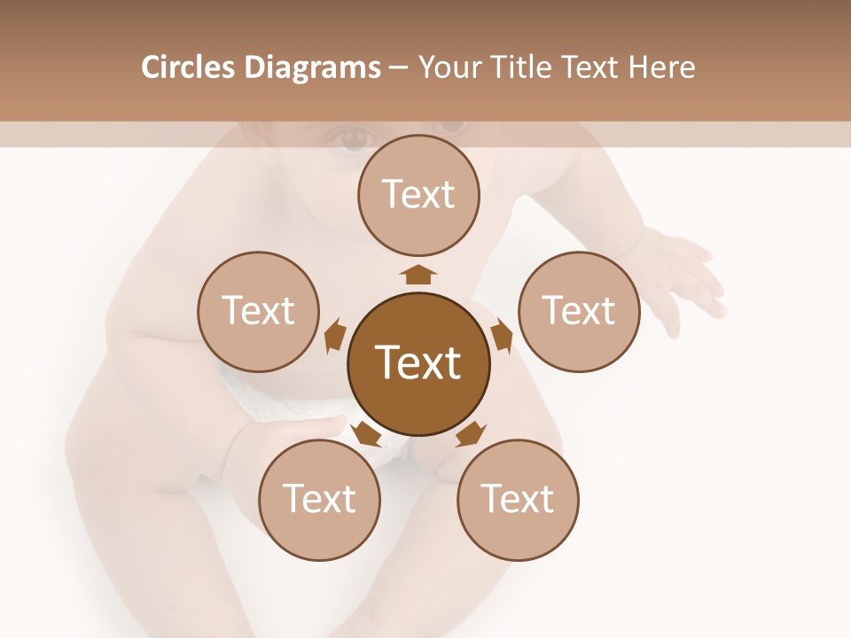 Infant Bum Chubby PowerPoint Template