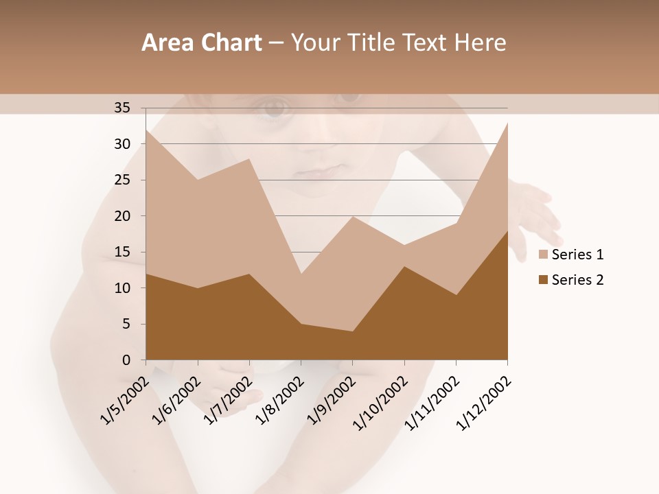 Infant Bum Chubby PowerPoint Template