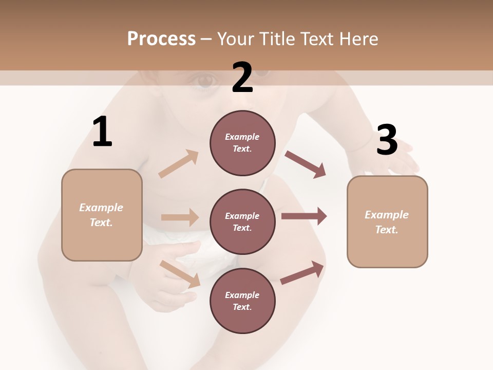 Infant Bum Chubby PowerPoint Template