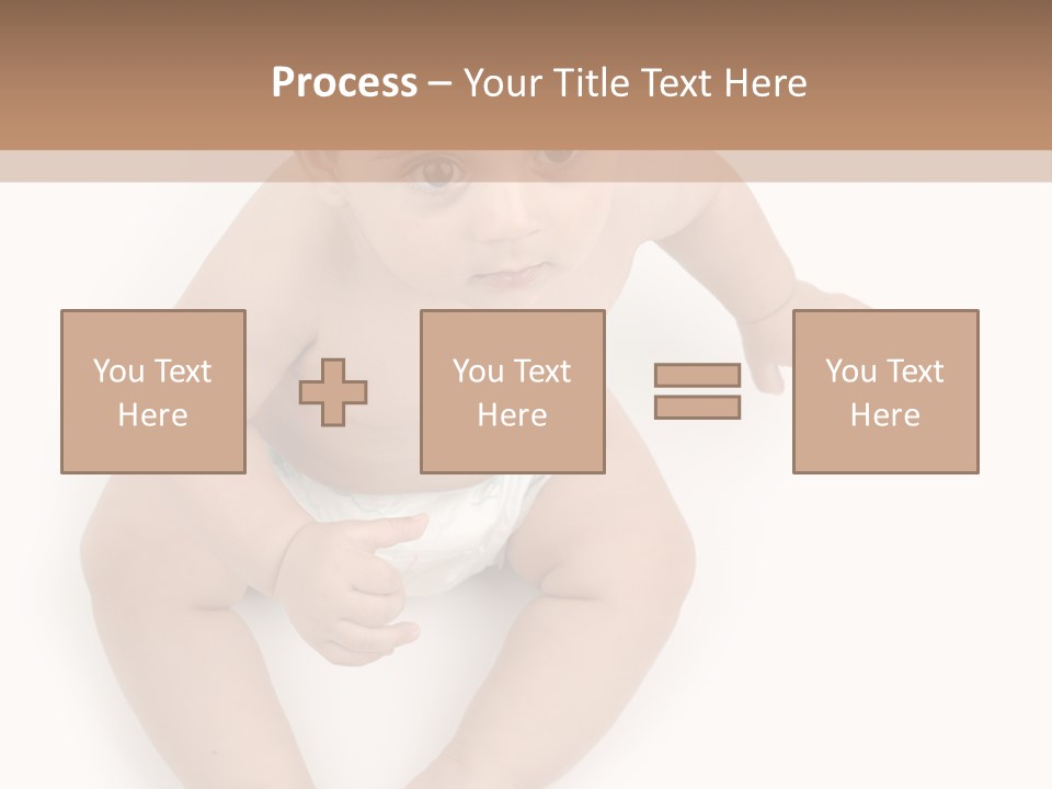 Infant Bum Chubby PowerPoint Template