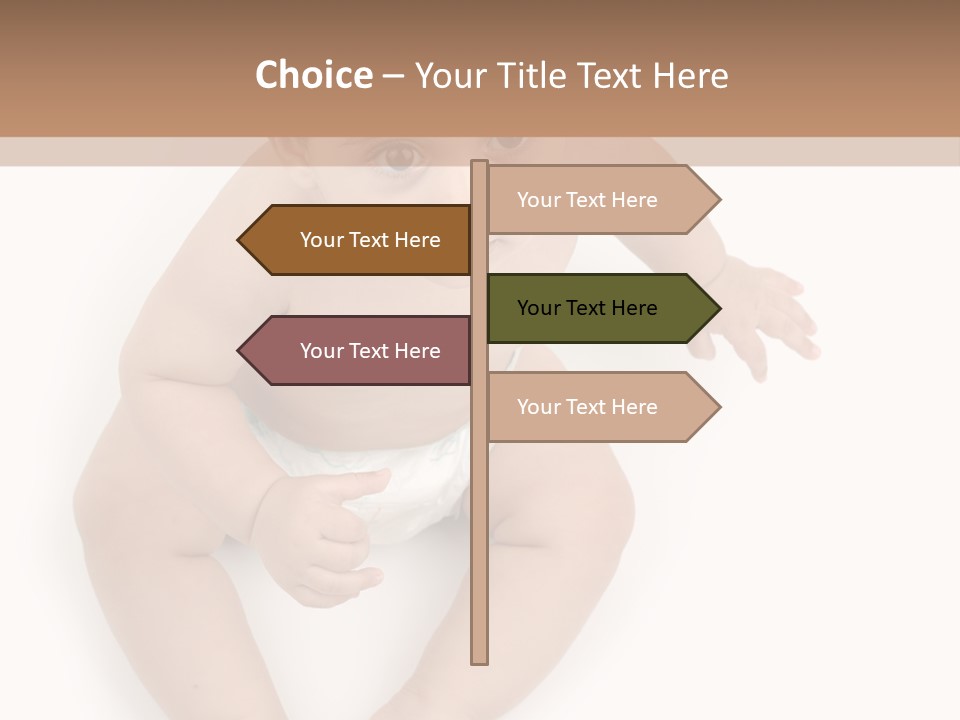 Infant Bum Chubby PowerPoint Template