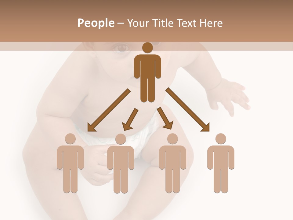 Infant Bum Chubby PowerPoint Template