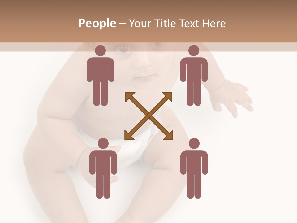Infant Bum Chubby PowerPoint Template