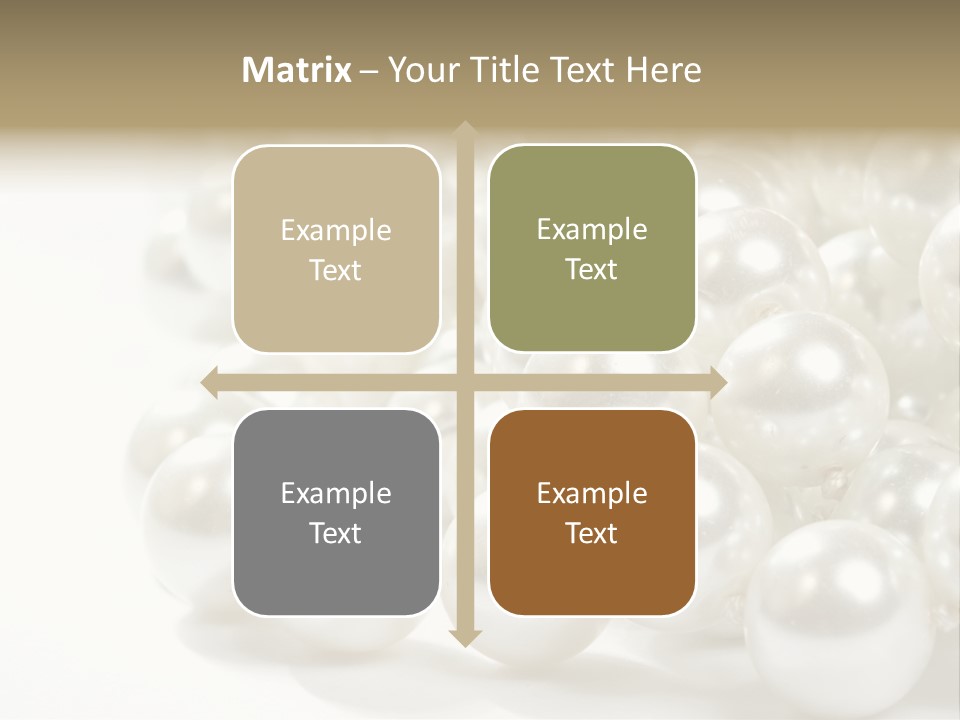 String Circular Necklace PowerPoint Template