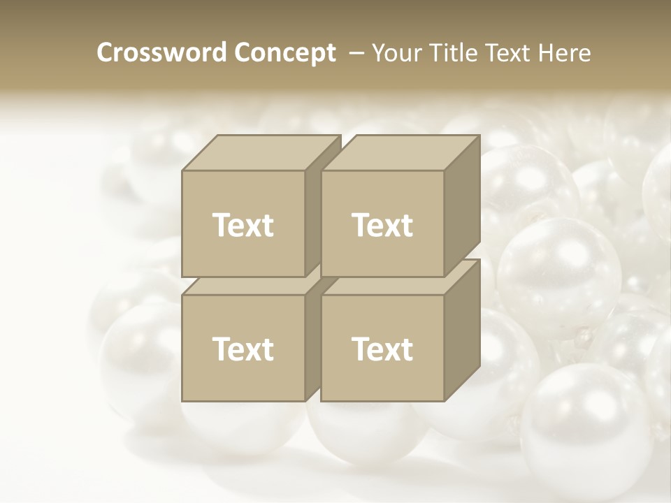 String Circular Necklace PowerPoint Template