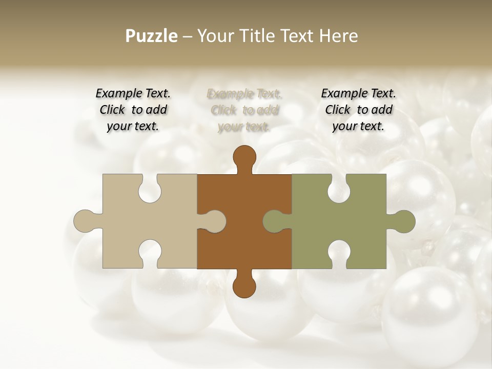 String Circular Necklace PowerPoint Template