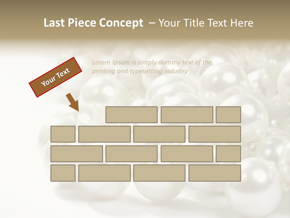 String Circular Necklace PowerPoint Template