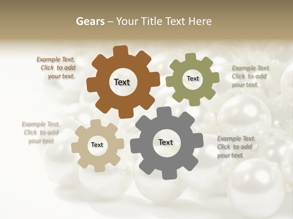 String Circular Necklace PowerPoint Template