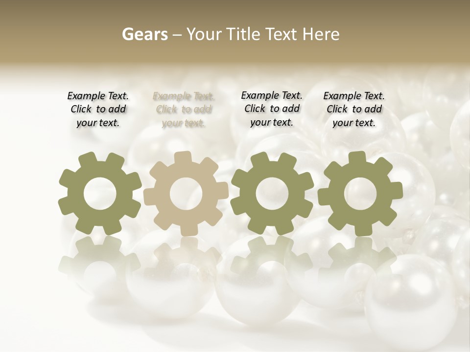 String Circular Necklace PowerPoint Template