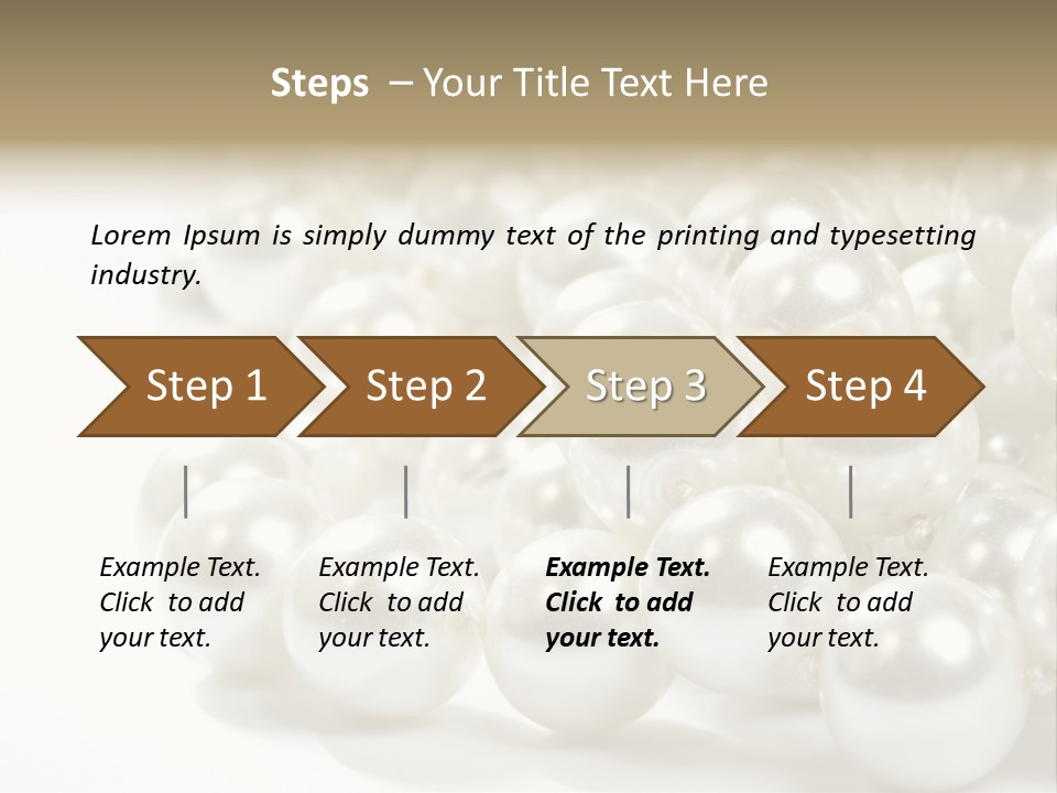 String Circular Necklace PowerPoint Template