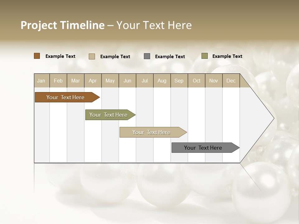String Circular Necklace PowerPoint Template