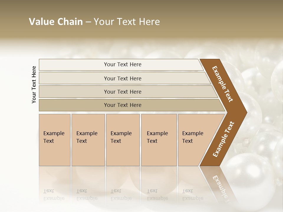 String Circular Necklace PowerPoint Template