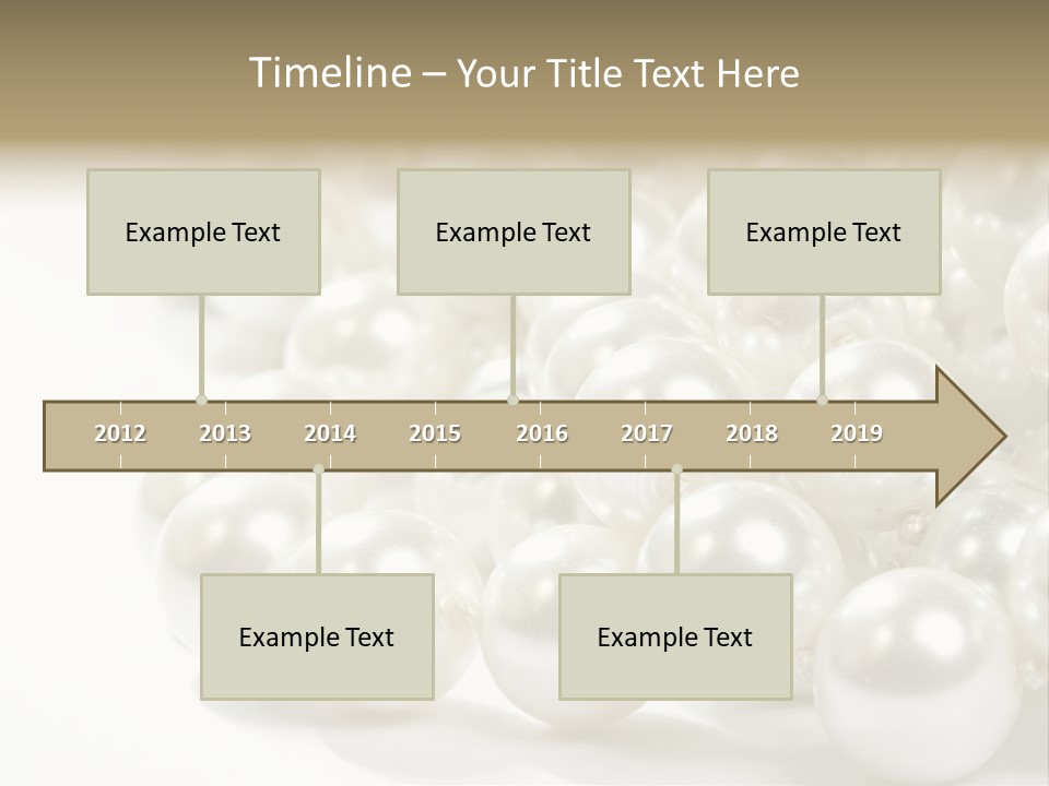 String Circular Necklace PowerPoint Template