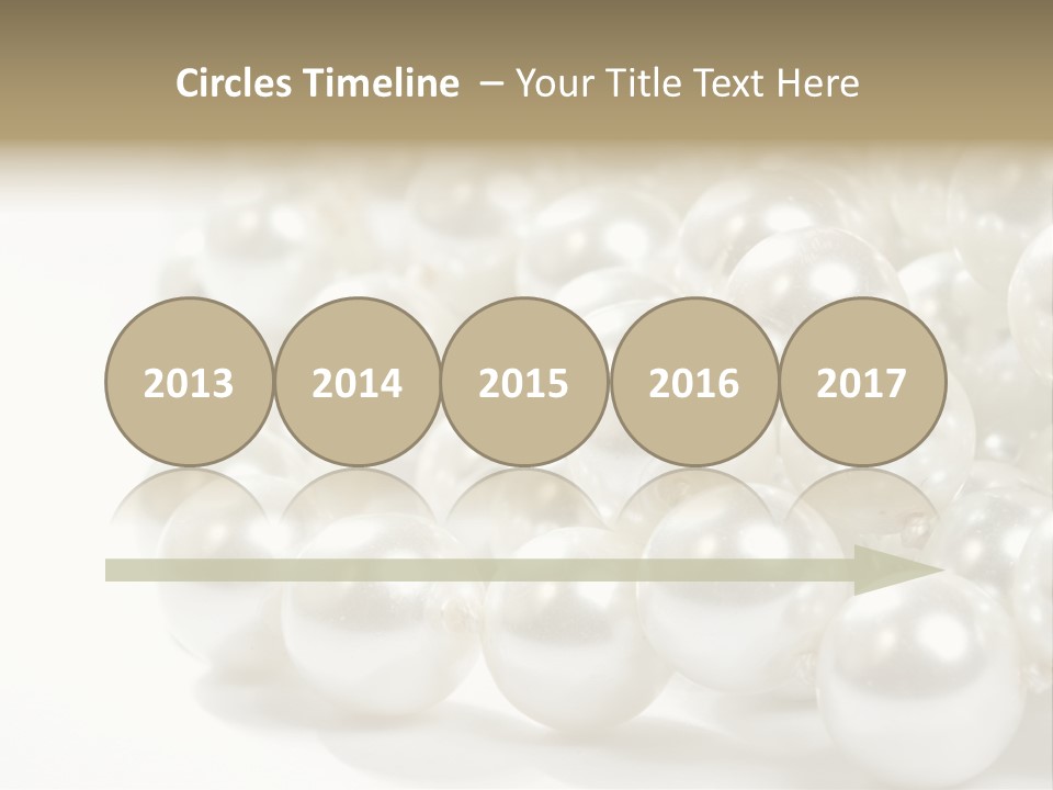 String Circular Necklace PowerPoint Template