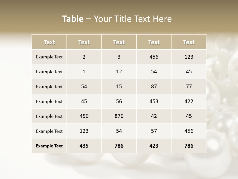 String Circular Necklace PowerPoint Template