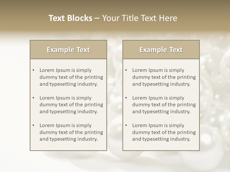 String Circular Necklace PowerPoint Template