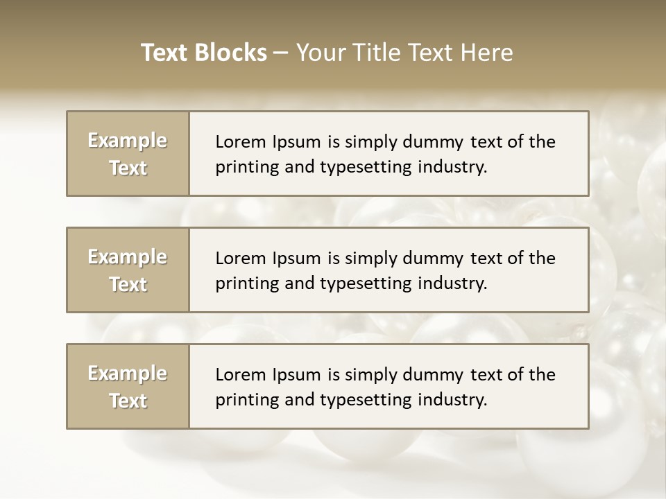 String Circular Necklace PowerPoint Template