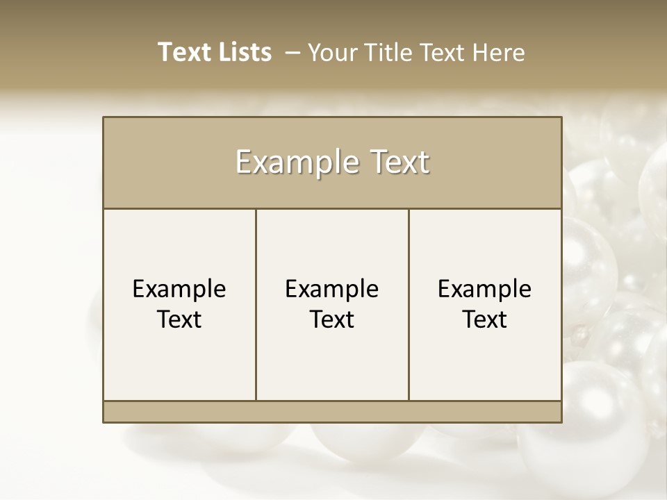 String Circular Necklace PowerPoint Template