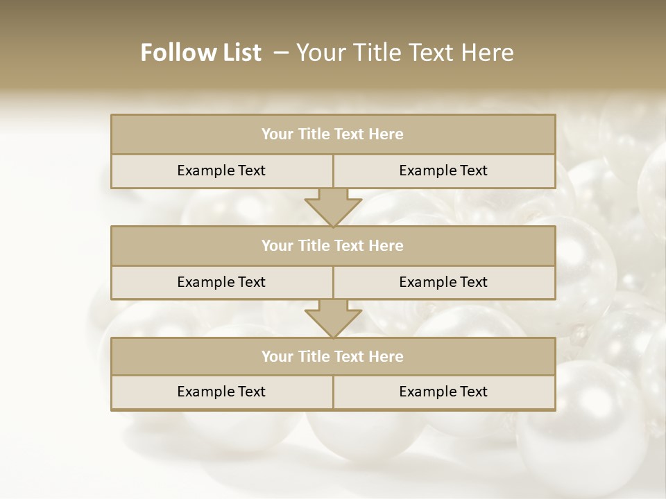 String Circular Necklace PowerPoint Template
