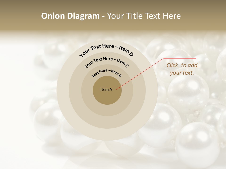 String Circular Necklace PowerPoint Template