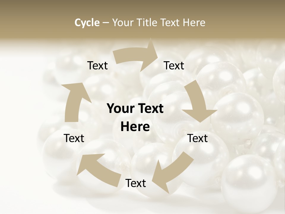 String Circular Necklace PowerPoint Template