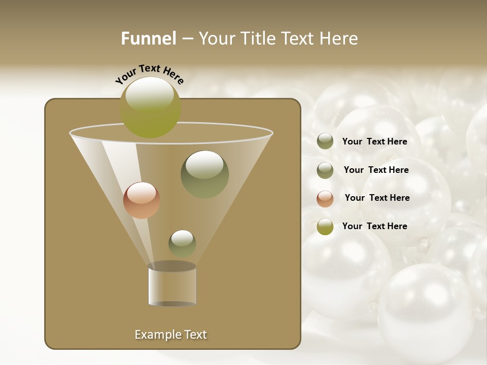 String Circular Necklace PowerPoint Template