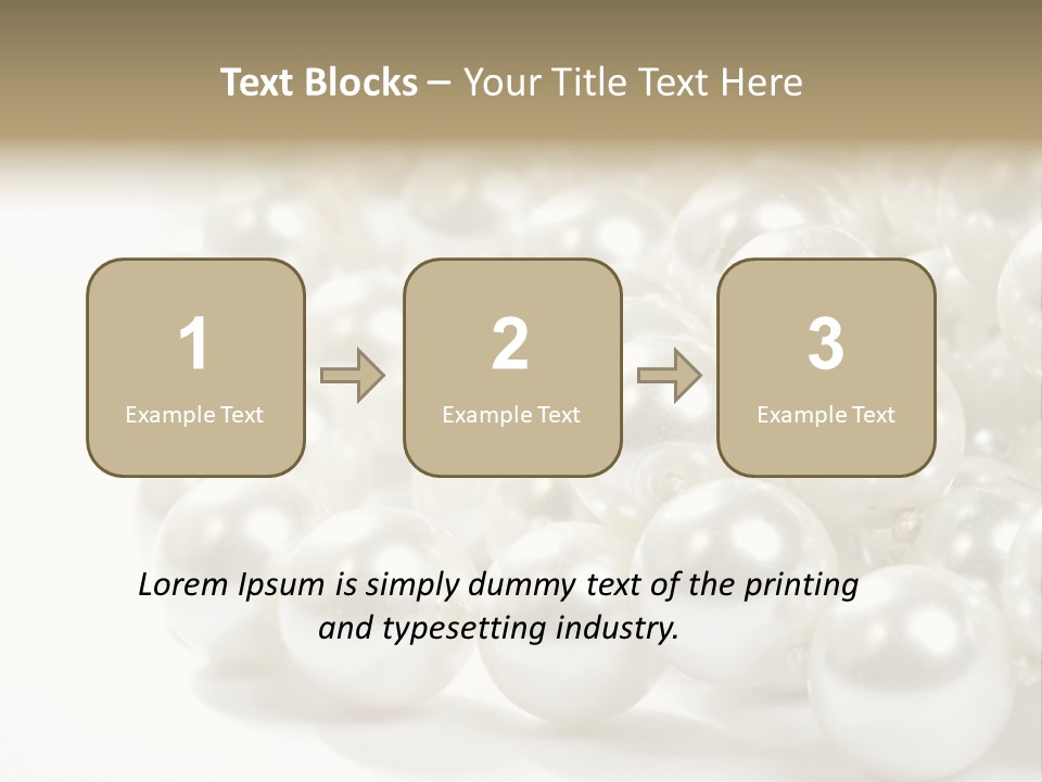 String Circular Necklace PowerPoint Template