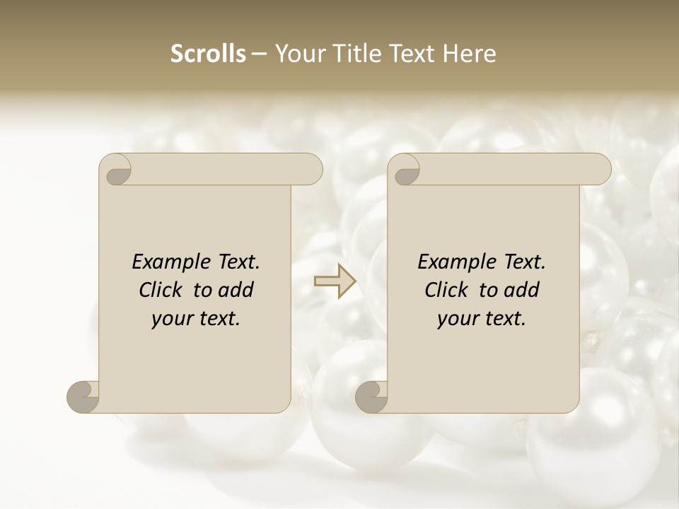 String Circular Necklace PowerPoint Template