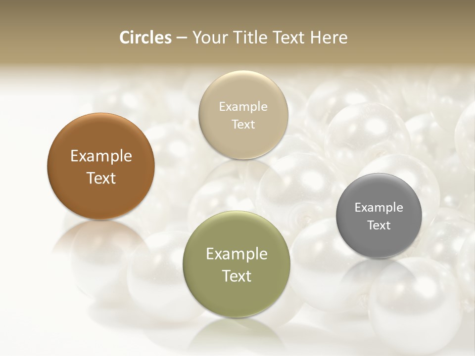 String Circular Necklace PowerPoint Template