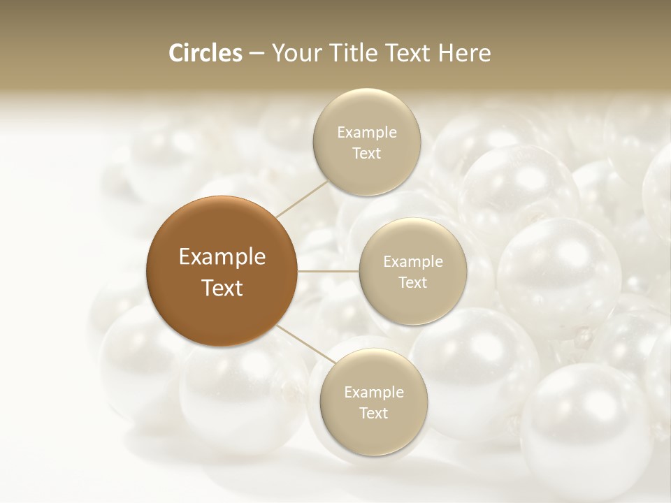 String Circular Necklace PowerPoint Template