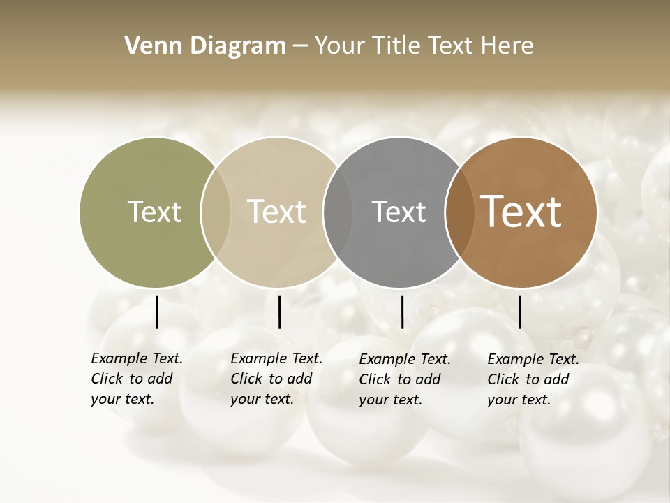 String Circular Necklace PowerPoint Template