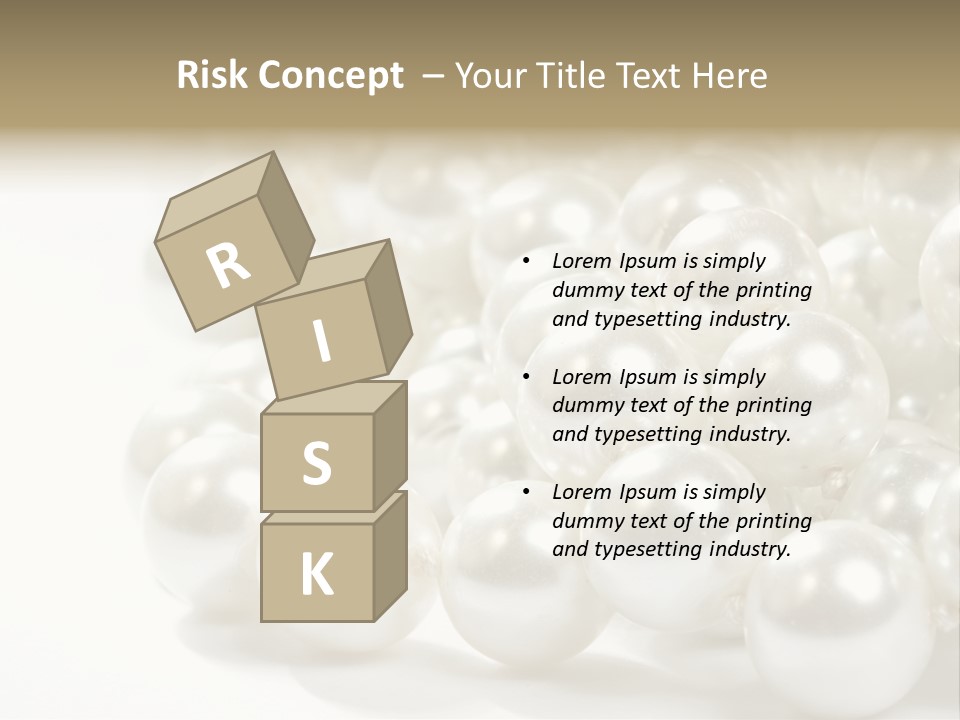 String Circular Necklace PowerPoint Template