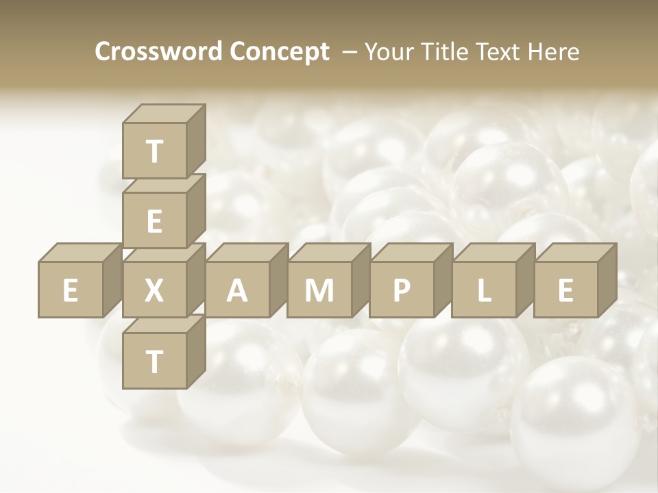 String Circular Necklace PowerPoint Template