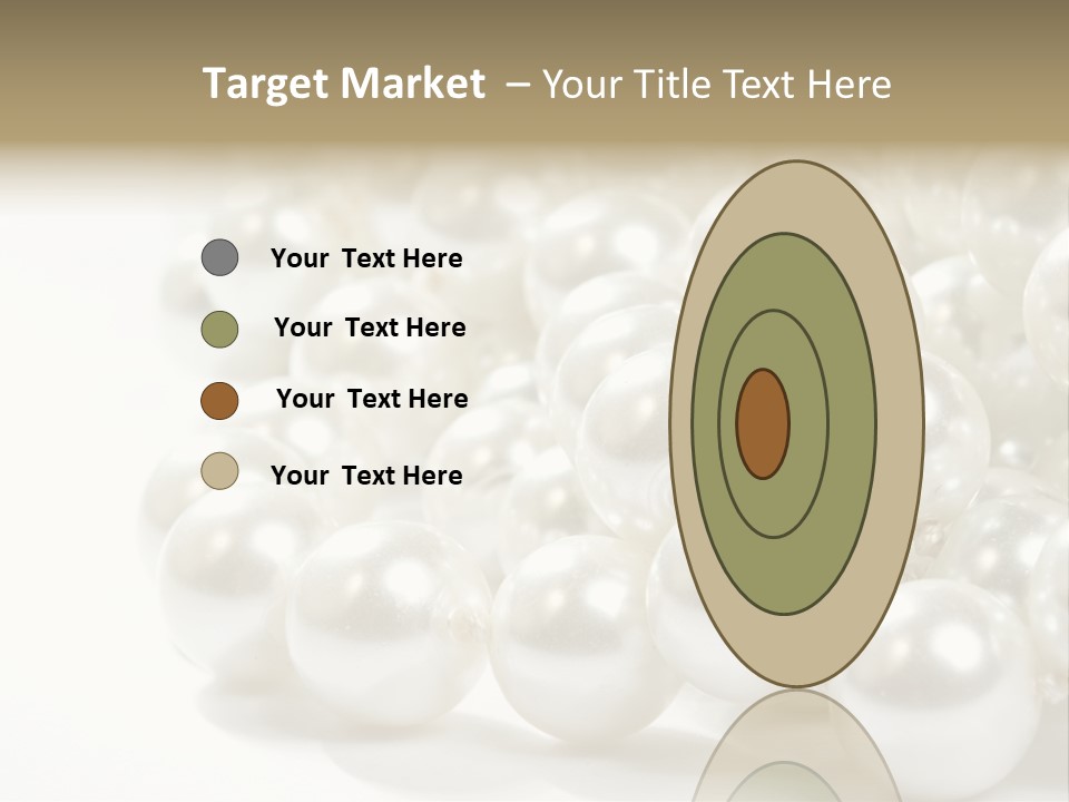 String Circular Necklace PowerPoint Template